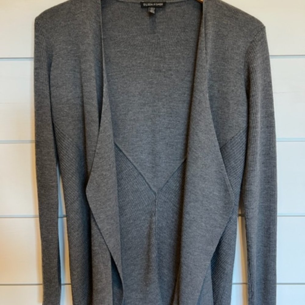 Eileen Fisher Italian Wool Cardigan